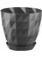 So-Krt4 Dekoratif Kristal Saksı Takımı 3.25 Lt Antrasit 5 Adet 3