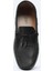 Siyah Deri Smart Casual Loafer 2