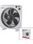 10 Inç Kutu Fan Vantilatör 3 Kademe Hız 6 Plastik Kanat 38W 60DK.ZAMAN Ayarlı MTR-F610 (4887) 1