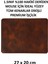 Hakiki Deri Mouse Pad Taba 27 x 20 cm Premium Ofis Aksesuar 3
