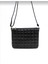 Kapitone Üç Gözlü Siyah Omuz Çanta 2