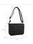Kapitone Üç Gözlü Siyah Omuz Çanta 5