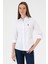 Kadın Beyaz Gömlek Basic 50318222-VR013 3
