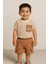 Walenti Baskılı Kahverengi Çizgili Erkek Alt-Üst Takım 1