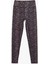 Yüksek Bel Leopar Baskılı Slim Fit Spor Tayt 1