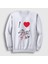 Unisex Beyaz I Love Stray Kids Sweatshirt 1