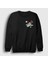 Unisex Siyah Plane Le Petit Prince Küçük Prens Sweatshirt 1