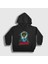 Unisex Çocuk Siyah Poster Mars Attacks Tim Burton Kapüşonlu Sweatshirt 1