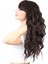 Perçemli Uzun Su Dalgası Fiber Sentetik Peruk- Koyu Kahve 3