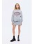 Yazı Baskılı Nakış Işlemeli Oversize Sweatshirt Grimelanj 3