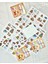 Sevimli Sanrio Karakterli Capybara 12 Yaprak Mini Defter Sticker Mor Renk 5