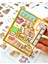 Sevimli Sanrio Karakterli Capybara 12 Yaprak Mini Defter Sticker Turuncu Renk 5