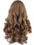 Dalgalı Perçemsiz Uzun Fiber Sentetik Peruk - Bebek Kumralı 4