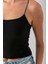 Kadın Kare Yaka Ince Askılı Basic Atlet Siyah - MS0000514 7