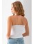 Kadın Kare Yaka Ince Askılı Basic Atlet Beyaz - MS0000514 8