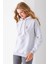 Kadın Kapüşonlu Ceylan Nakışlı 3ip Sweatshirt Gri - 2622 2
