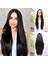 Siyah Düz Uzun Tül Peruk 1