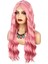 Pembe Dalgalı Tül Peruk 3