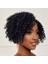 Siyah Kısa Afro Yan Tül Peruk 2