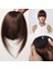 Yoğun Gerçek Saç Perçem - Kahverengi 4