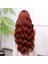 Koyu Bakır Su Dalgalı Tül Peruk 5
