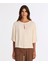 Regular Bisiklet Yaka 3/4 Kol Bluz 1