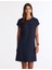 Arka Detaylı Kısa Kollu Kısa Elbise 2