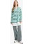 Regular Fit Polo Yaka Çizgili Uzun Kollu Sweatshirt Tunik D2183AX25AU 2