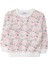 Kız Bebek Sweatshirt Çiçekli Bisiklet Yaka Uzun Kol 1