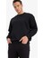 Relax Fit Bisiklet Yaka Kalın İçi Yumuşak Tüylü Basic Düz Sweatshirt T5139AZ25AU 1