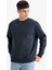 Relax Fit Bisiklet Yaka Kalın İçi Yumuşak Tüylü Basic Düz Sweatshirt T5139AZ25AU 4