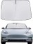 Tesla Y Model Uyumlu Katlanabilir Araba Ön Cam Güneş Koruyucu Perde - 145X80CM (Yurt Dışından) 1
