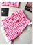 Intive Dantel Detaylı Yumuşacık Pembe Çilek Desenli Askılı Bluz Şort Pijama Takımı 3