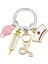 Sevimli Güzel Hemşire Doktor Keychain Maske Personel Şırınga Stetoskop Hemşire Kapağı Anahtar Zinciri Key Kollu: Pembe (Yurt Dışından) 1