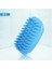 Silicone Yumuşak Köpek Kedi Banyo Masaj Fırçası Evcil Hayvan Banyo Artefaktı Renk:mavi (Yurt Dışından) 1