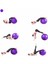 Mor 55 cm Pilates Topu, Dayanıklı ve Kullanışlı Egzersiz Ekipmanı 3
