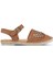 Kahverengi Deri Kadın Espadril Sandalet 01WL0453 01WL0453 1