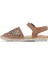 Kahverengi Deri Kadın Espadril Sandalet 01WL0453 01WL0453 3