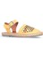 Sarı Deri Kadın Espadril Sandalet 01WL0453 01WL0453 2