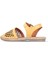 Sarı Deri Kadın Espadril Sandalet 01WL0453 01WL0453 4