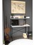 Parla Üstten Raflı Dekoratif Çalışma Masası 50X90 cm Beyaz 1