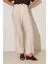 Krem Cep Detaylı Rahat Kesim Pantolon 2