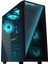 Ravadin Atx 3* Argb Infinity Fan Temper Cam Gaming Siyah Kasa 550W 80+ Bronze Dahili Psu 3