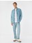 Normal Bel Pamuklu Vintage Straight Fit Jean Pantolon 1