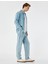 Normal Bel Pamuklu Vintage Straight Fit Jean Pantolon 2