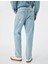 Normal Bel Pamuklu Vintage Straight Fit Jean Pantolon 3