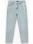 Normal Bel Pamuklu Vintage Straight Fit Jean Pantolon 4