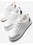 Kadın Sneaker Yüksek Taban Spor Ayakkabı Loske Beyaz 10