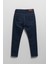 Kadın Yüksek Bel Skinny Fit Koyu Mavi Jean Pantolon 2