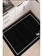 Dijital Kaymaz Yıkanabilir Modern Çerçeveli Kıtchen Mutfak Halısı Siyah Mutfak Halısı DC-5057 1